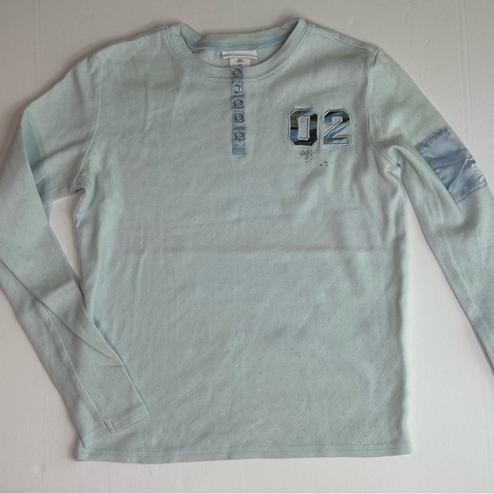 Limited Too Blue Pajama Top